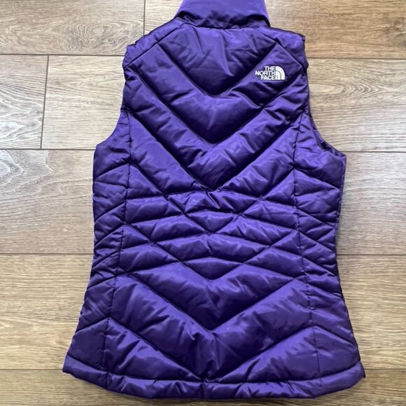 The North Face Women's Aconcagua 550 Fill Down Vest Sz XS Purple Warm Puffer - Picture 5 of 13